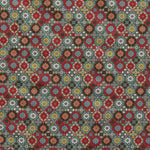 Tela Algodón Estampada Mosaico Cuadro Multicolor - Ribes y Casals