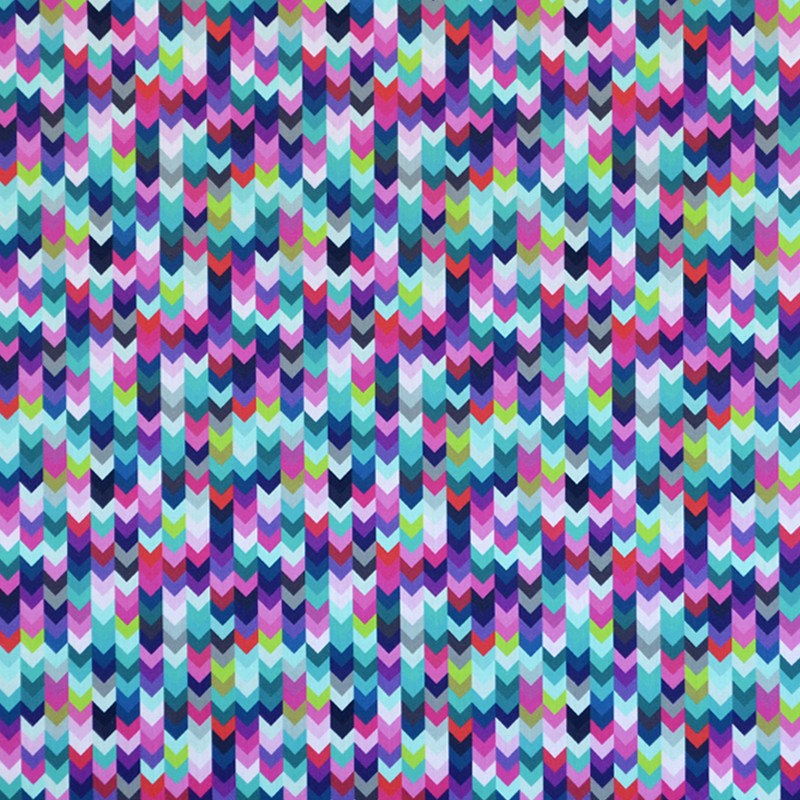 Popelín Algodón Flechas Multicolor - Ribes y Casals