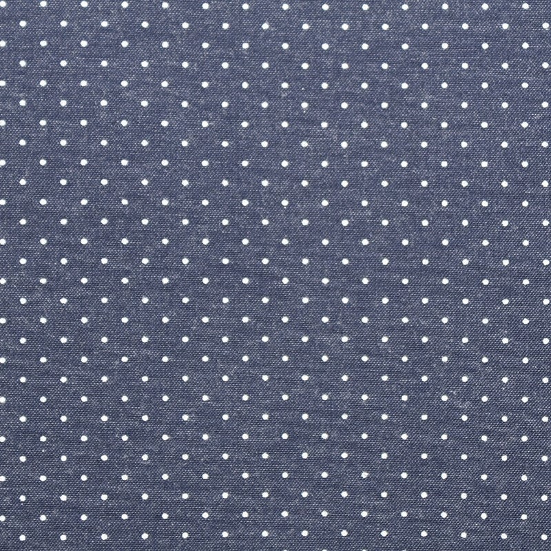 Tela Algodón Lunar Azul Denim - Ribes y Casals