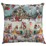 Popelín Estampado Navidad Santa Claus - Ribes y Casals