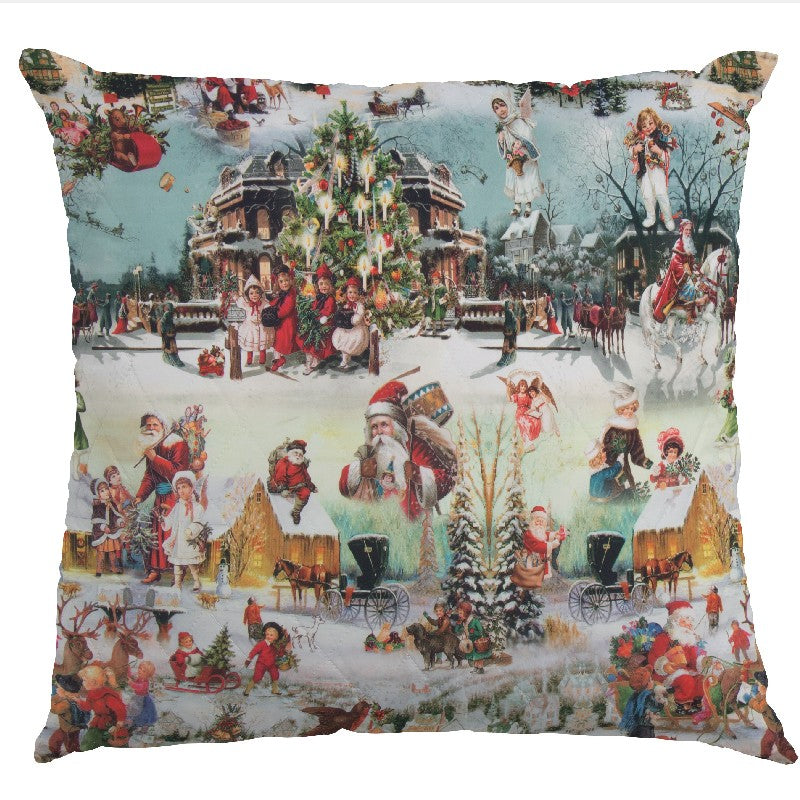 Popelín Estampado Navidad Santa Claus - Ribes y Casals