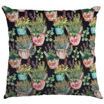Popelín Estampado Salbia Azul Oscuro - Ribes y Casals