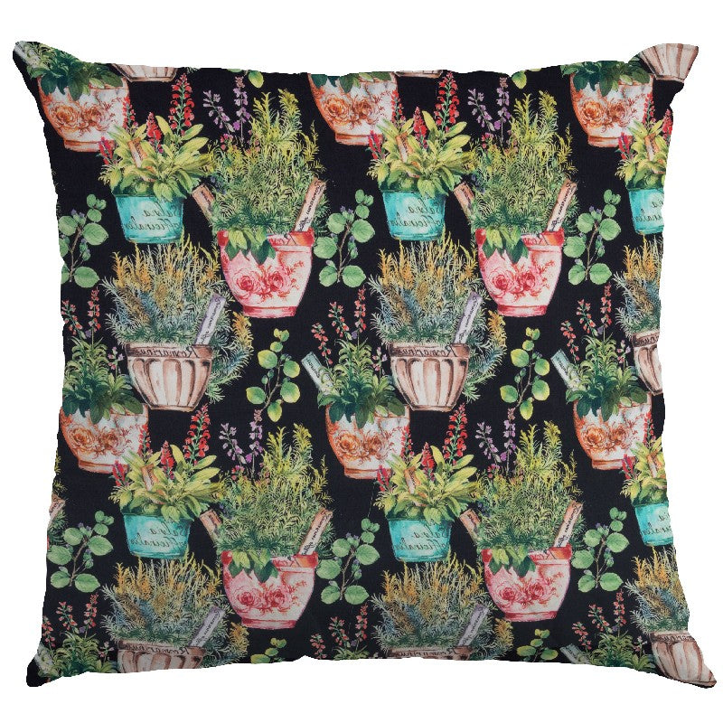 Popelín Estampado Salbia Azul Oscuro - Ribes y Casals