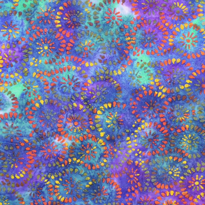 Tela Algodón Tie Dye Lila - Ribes y Casals