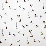 Tela Bambula Pájaros Blanca - Ribes y Casals