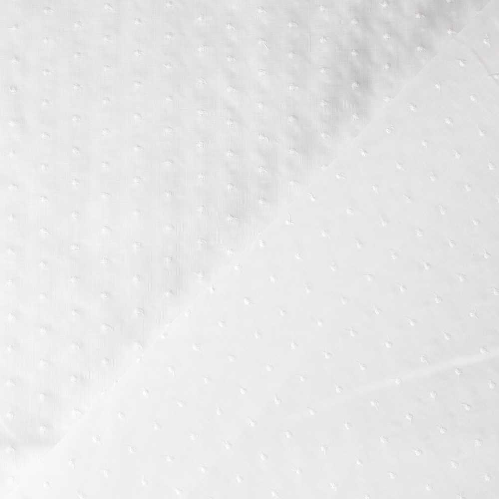 Tela Batista Plumeti Bordado Blanco - Ribes y Casals