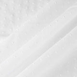 Tela Batista Plumeti Bordado Blanco - Ribes y Casals