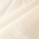 Tela Batista Plumeti Bordado Crudo - Ribes y Casals