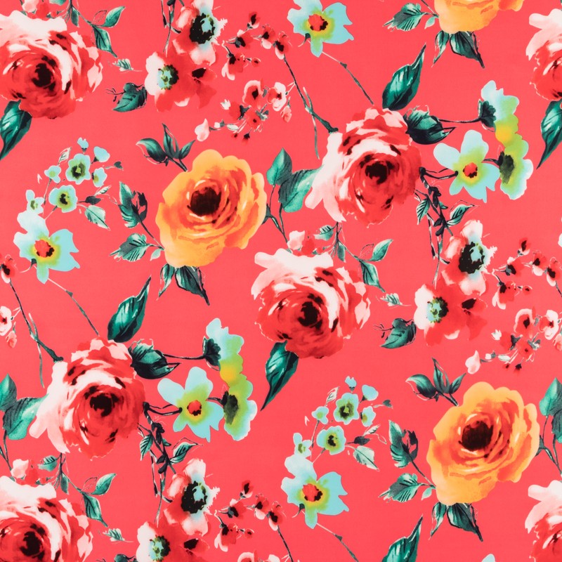 Tela Bielástica Andalucía Coral - Ribes y Casals