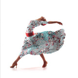 Tela Bielástica Flamenca Agua - Ribes y Casals