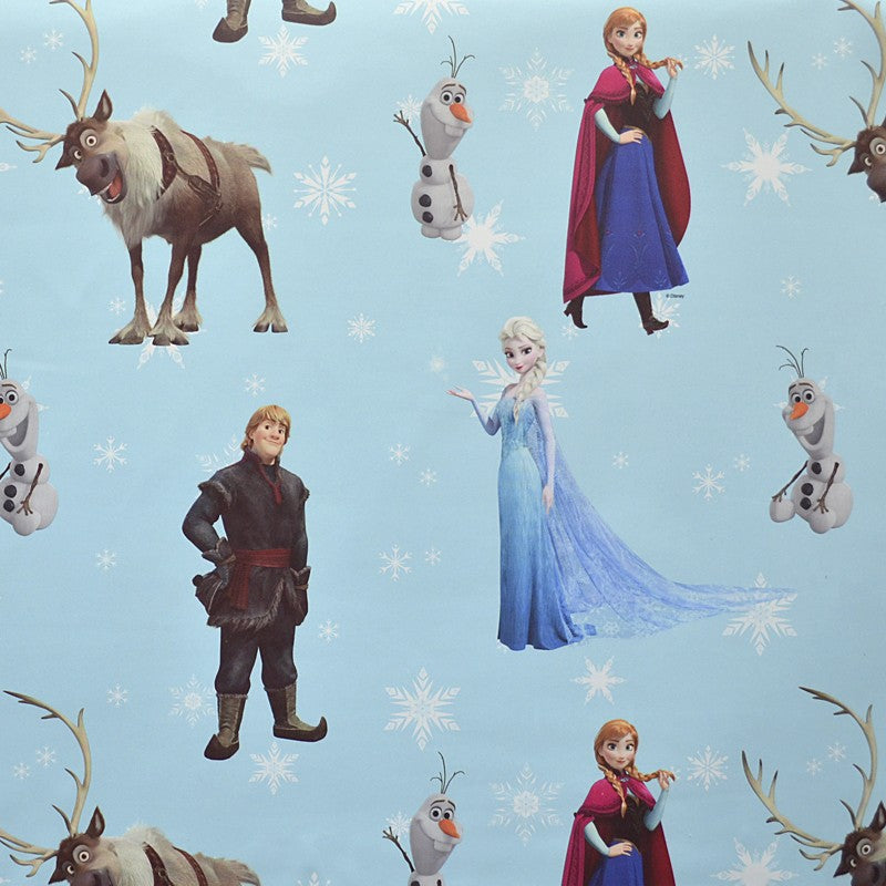 Tela Black Out Frozen Celeste - Ribes y Casals