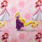Tela Black Out Princesas Disney Rosa - Ribes y Casals