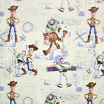 Tela Black Out Toy Story Gris Verdoso - Ribes y Casals