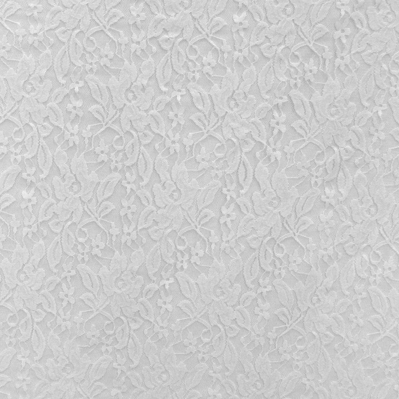 Tela Blonda Elástica Blanca - Ribes y Casals