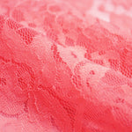 Tela Blonda Elástica Coral Fluor - Ribes y Casals