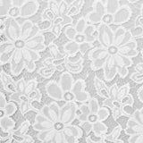 Tela Blonda Elástica Flor Blanca - Ribes y Casals