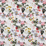 Tela Bordado Suizo Estampado Floral - Ribes y Casals