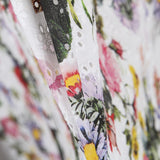 Tela Bordado Suizo Estampado Floral - Ribes y Casals