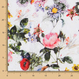 Tela Bordado Suizo Estampado Floral - Ribes y Casals