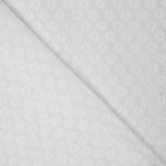 Tela Bordado Suizo Margaritas Blanco Natural - Ribes y Casals