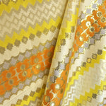 Tela Brocado Arabian Naranja - Ribes y Casals