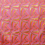 Tela Brocado Ondas Fucsia - Ribes y Casals