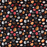 Tela Calabazas Halloween Negra - Ribes y Casals