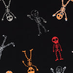 Tela Calaveras Halloween Negra - Ribes y Casals