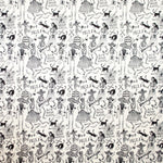 Tela Calaveras Mexicanas Fondo Blanco - Ribes y Casals