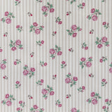 Tela Camisa Algodón Floral Rayas - Ribes y Casals