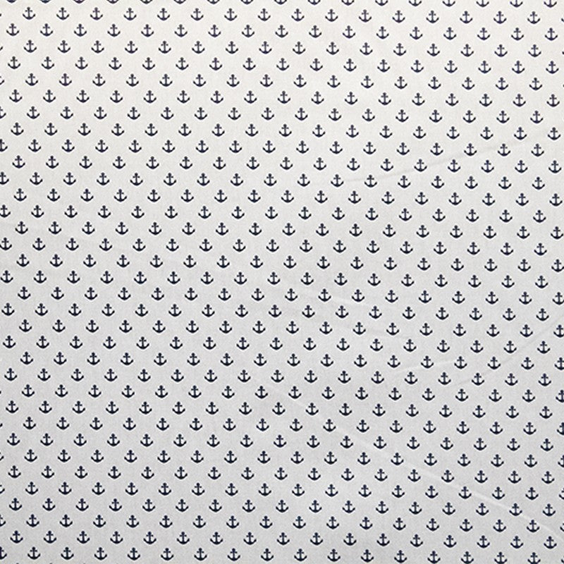 Tela Camisa Anclas Azul Marino - Ribes y Casals
