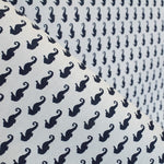 Tela Camisa Caballito Mar Azul Marino - Ribes y Casals