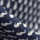 Tela Camisa Caballito Mar Blanco - Ribes y Casals