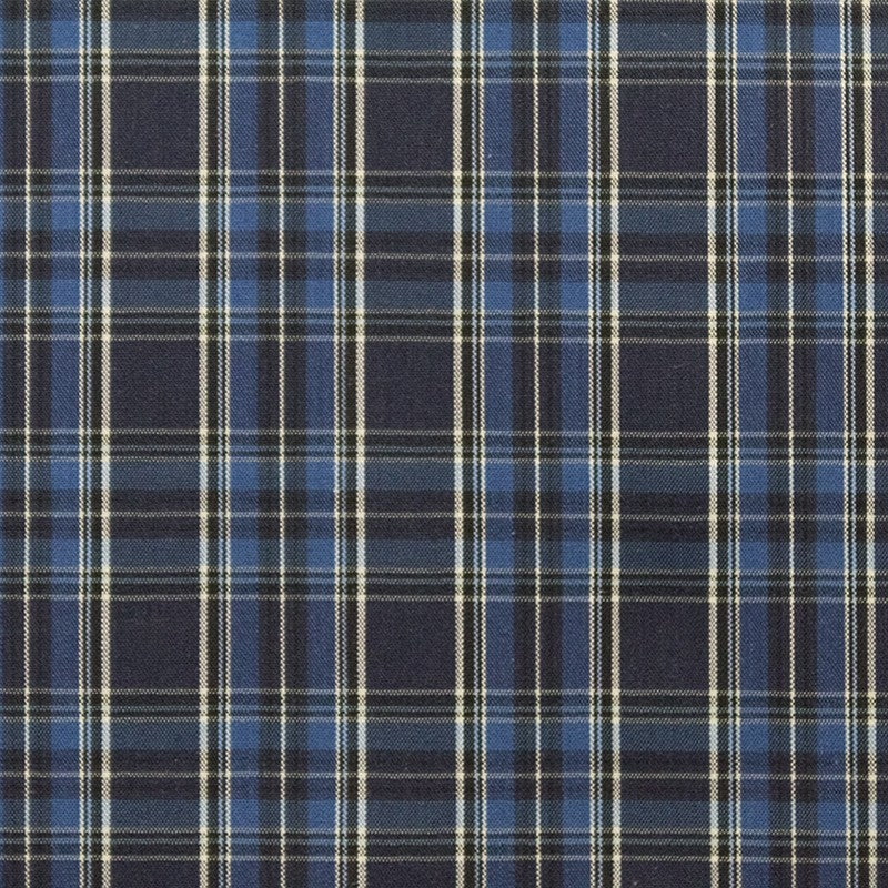 Tela Camisa Cuadros Azul Bicolor - Ribes y Casals
