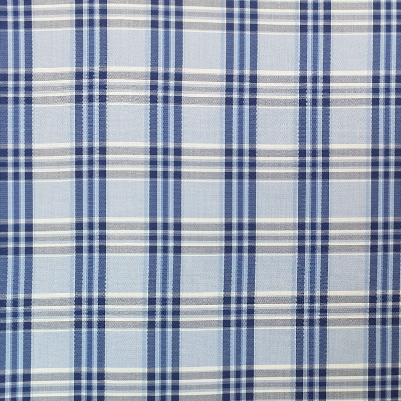 Tela Camisa Cuadros Celeste - Ribes y Casals