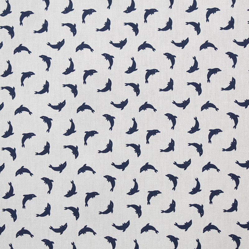 Tela Camisa Delfín Azul Marino - Ribes y Casals