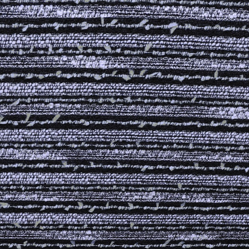 Tela Chenilla Blanco Negro - Ribes y Casals