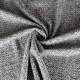 Tela Cheviot Espiga Negro - Ribes y Casals