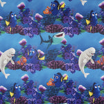 Tela Cortinas Nemo Azulón - Ribes y Casals