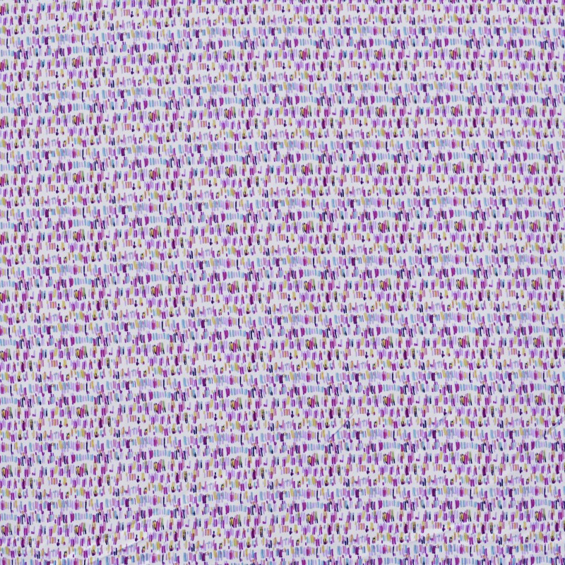 Tela Crepe Estampada Comillas Fucsia - Ribes y Casals