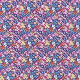 Tela Crepe Estampada Flor Pequeña Fondo Fucsia - Ribes y Casals