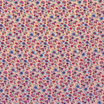 Tela Crepe Estampada Flor Pequeña Oriental Melocotón - Ribes y Casals