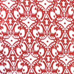 Tela Crepe Estampada Ikat Rojo - Ribes y Casals