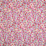 Tela Crepe Estampada  Liberty Flor Roja - Ribes y Casals