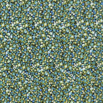 Tela Crepe Estampada Liberty Flor Verde - Ribes y Casals