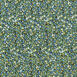 Tela Crepe Estampada Liberty Flor Verde - Ribes y Casals