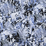 Tela Crepe Estampada Marmol Gris - Ribes y Casals