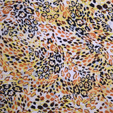 Tela Crepe Estampada Motas Leopardo Mostaza - Ribes y Casals