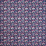 Tela Crepe Geométrica Fucsia - Ribes y Casals