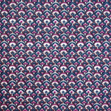 Tela Crepe Geométrica Fucsia - Ribes y Casals